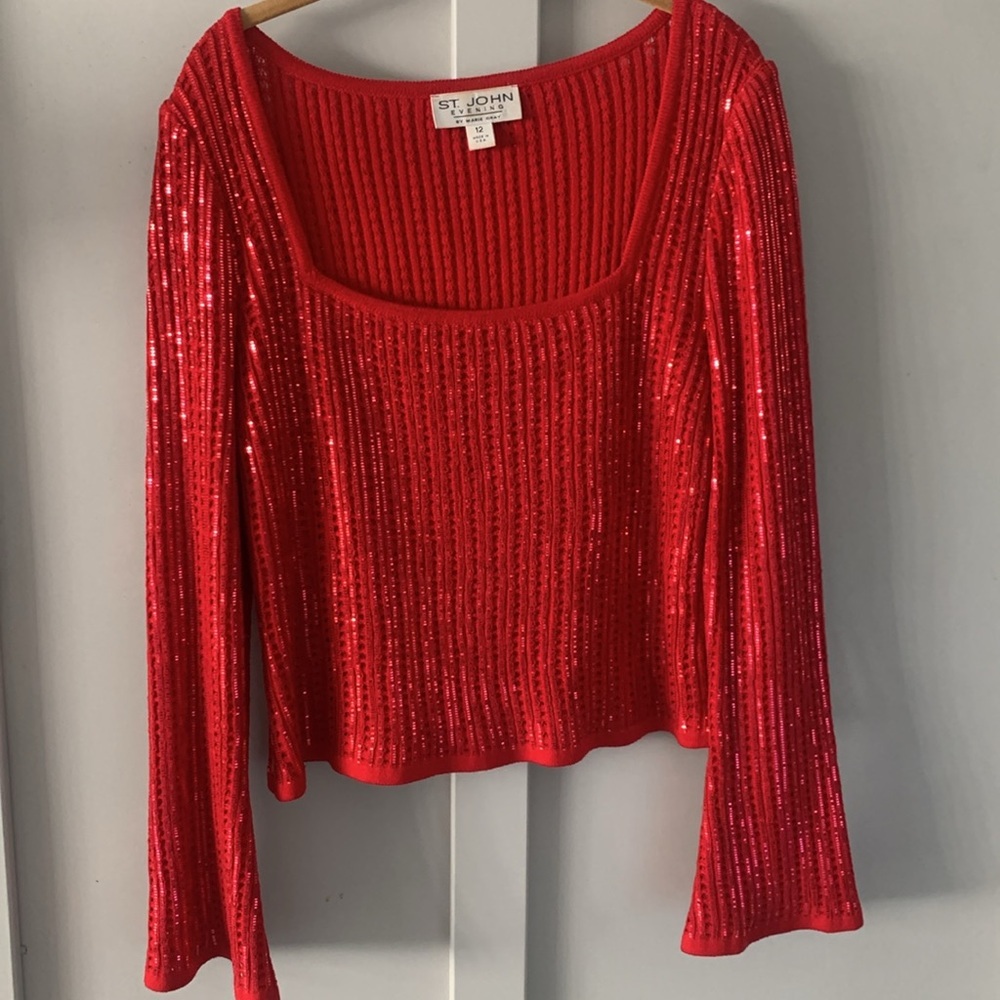 St John Evening by Marie Gray Red Lightweight